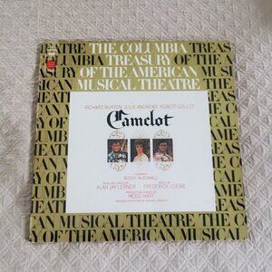 Camelot 1960 Broadway Cast Vinyl LP Album 1973 CBS Records Burton Andrews TESTED